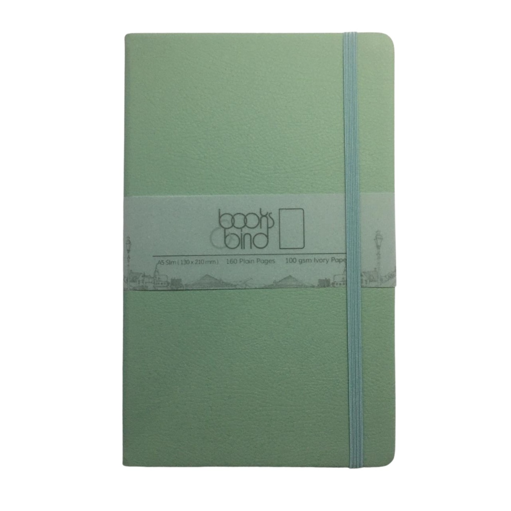 

Gramedia Banjarmasin - Notebook Books&Bind Nb Simple Hc A5-Slim Softgreen