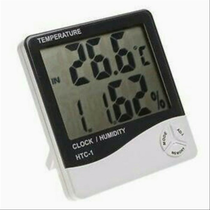 Digital Thermo Hygro Meter Suhu Kelembaban HTC-1