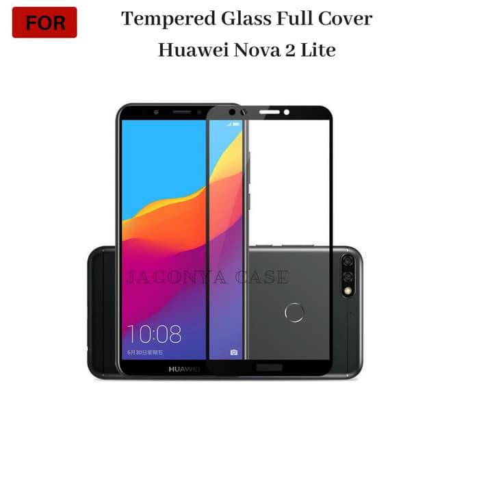 Huawei Nova 2 Lite Tempered Glass Full Cover Full Cover - Putih Murah