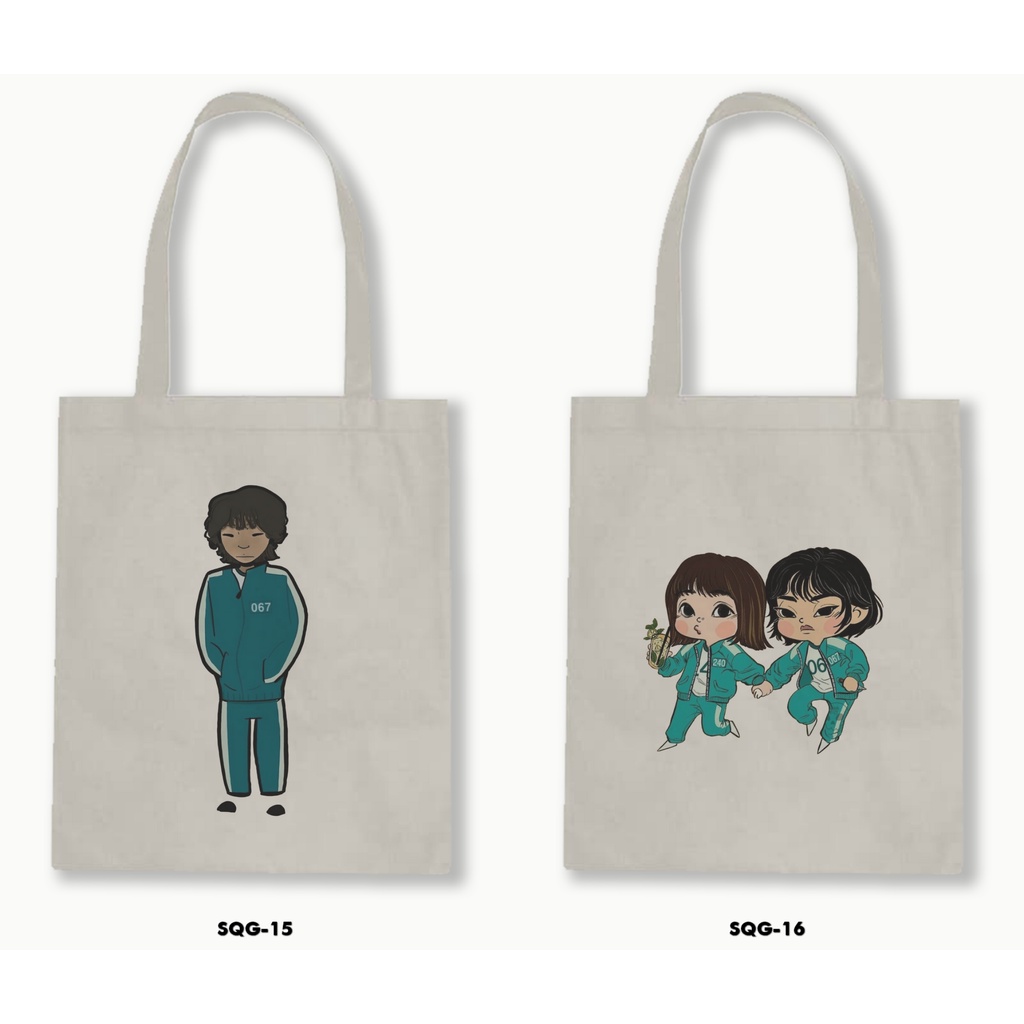 TOTE BAG BLACU - SQUID GAME 01