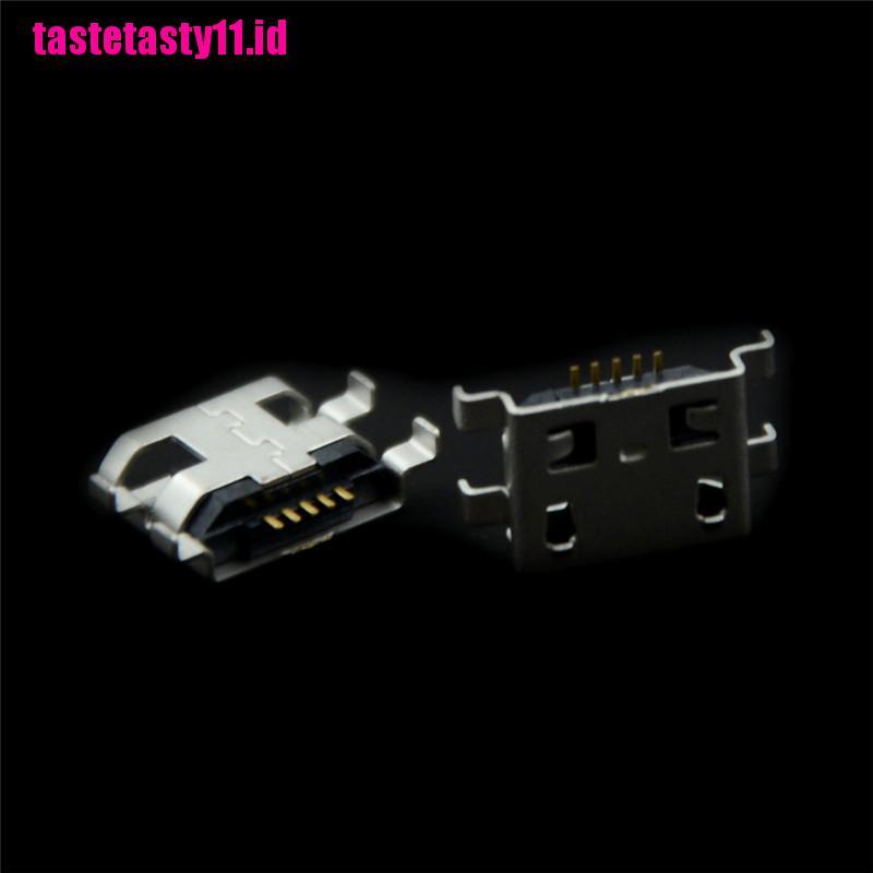 20 Pcs Konektor Jack Charging Micro USB 5 Pin Tipe B Female