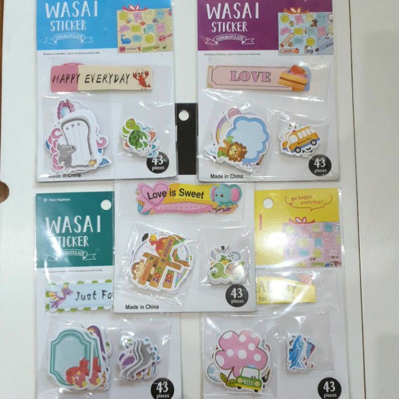 

Sticker ScrapBook, Nama, Tulisan, Karakter DIY 43Pcs