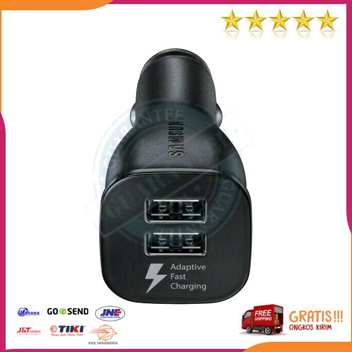 Acc Hp Car Charger Mobil Samsung Dual Car Adaptive Fast Charging