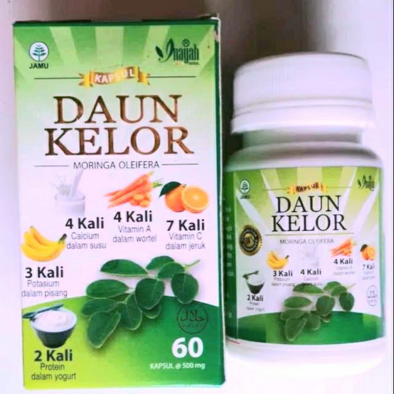 Daun kelor kapsul merek inayah