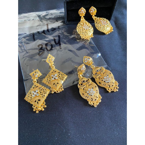 Anting India Murah/Anting Tusuk /Dubai Lapis Emas Cantik Anti Karat/Anting dubai emas mata
