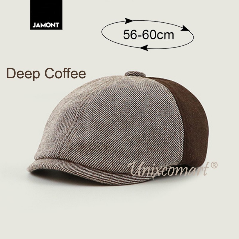 Topi Baret DUNCAN Jamont Style Newsboy Flat Beret Hat Pelukis Patino