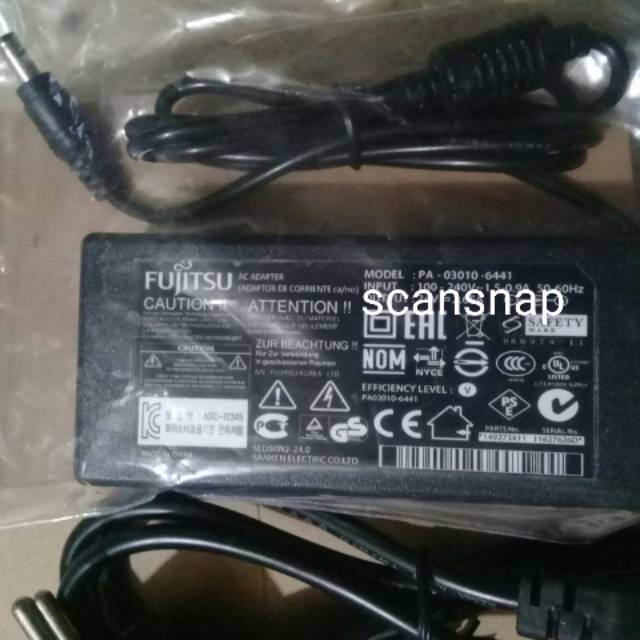 AC adaptor Fujitsu scansnap S1500