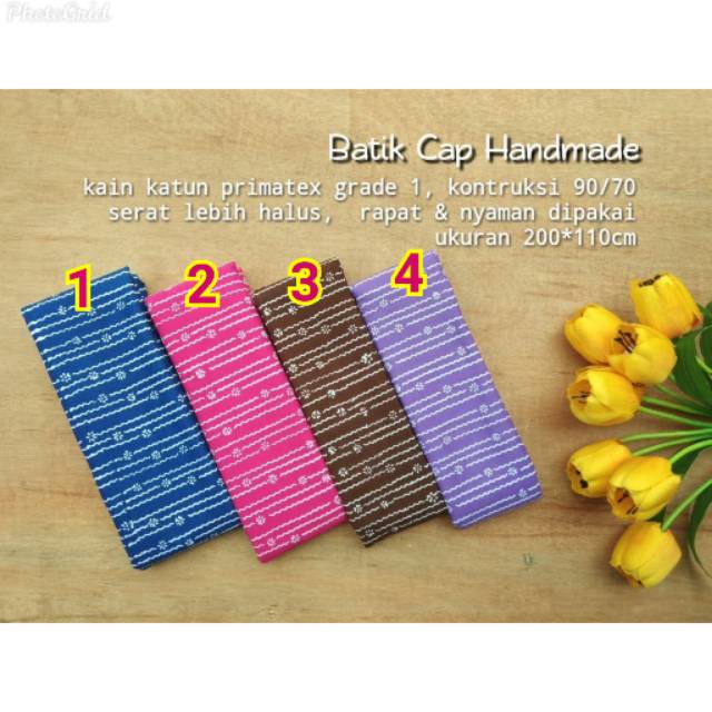 H-N KAIN BATIK CAP HANDMADE MOTIF GAUTAN 046 / BATIK PREMIUM / BATIK SERAGAM KERJA