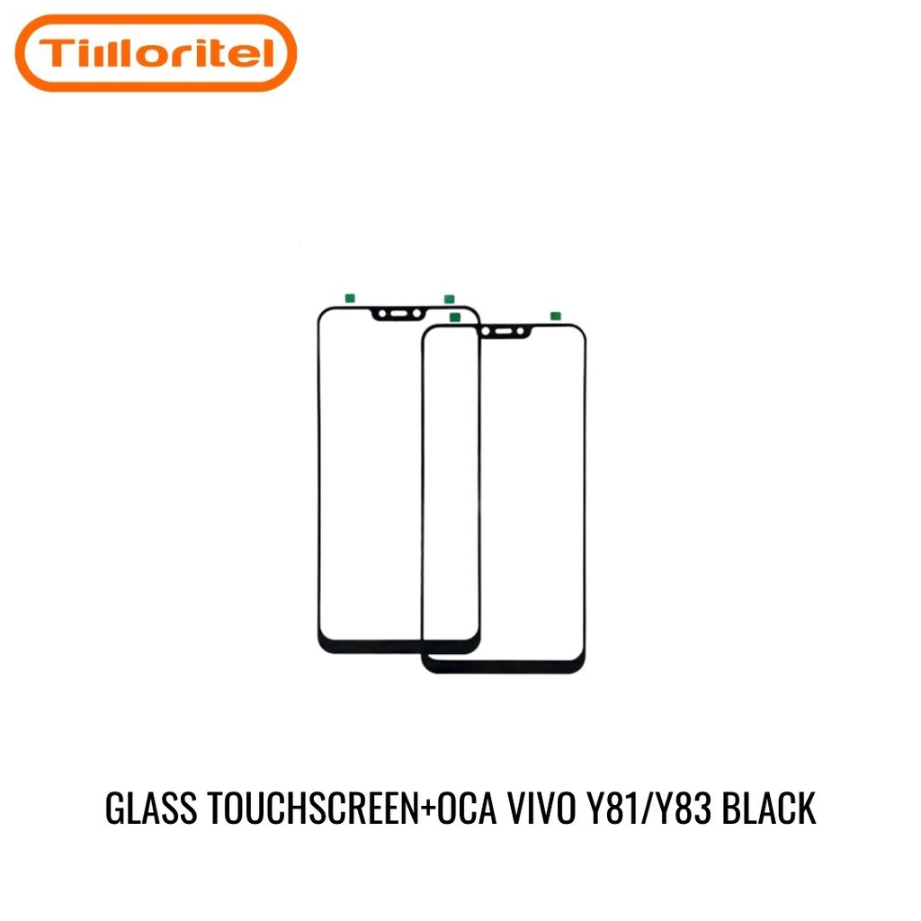 GLASS TOUCHSCREEN+OCA VIVO Y81/Y83 BLACK