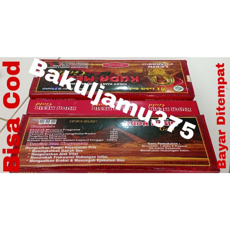 

COD KAPSUL KUDAme sir GOLD ORIGINAL