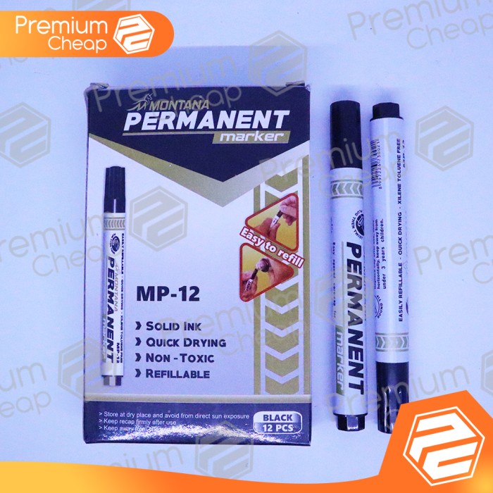 

Mantap Spidol Montana Marker Permanen (Per Lusin) Bagus