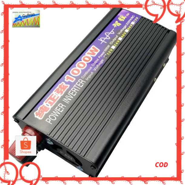 Taffware Car Power Inverter DC 12V to AC220V 1000W - NBQ1000W