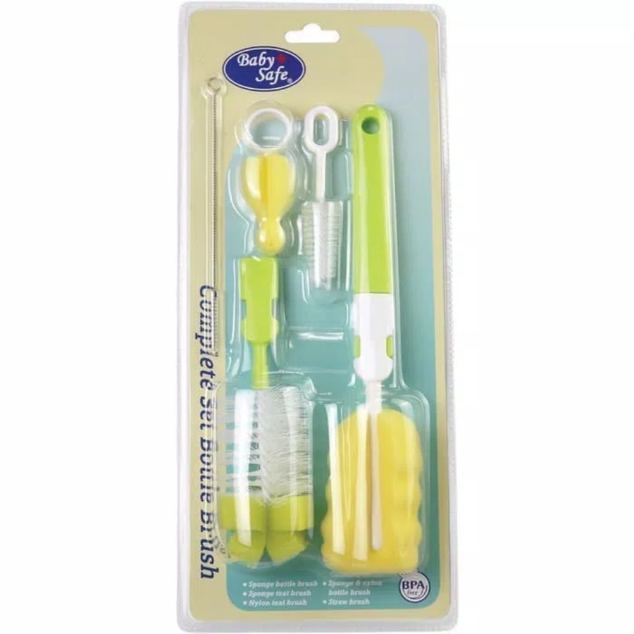 Baby Safe Complete Set Bottle Brush / Sikat Botol Set BS369