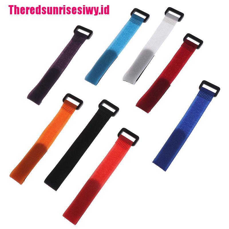 【Theredsunrisesiwy.id】10x Reusable Fishing Rod Tie Holder Strap Fastener Ties Fishing Tools Supply