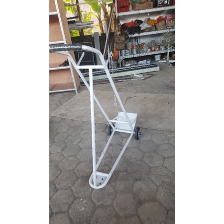 troli tabung oksigen besar 6m3