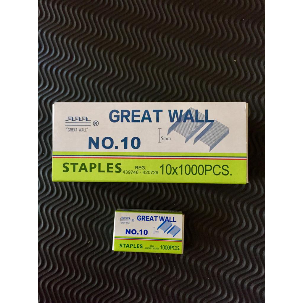 

Isi Staples Kecil Stapler Great Wall No.10
