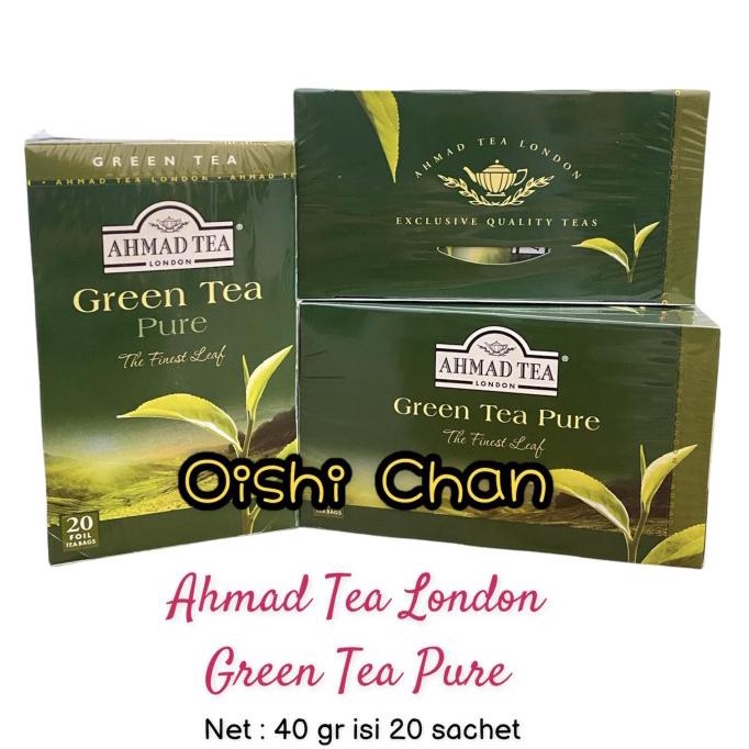 

[COD] Ahmad Tea Green Tea Pure - 40gr [COD]