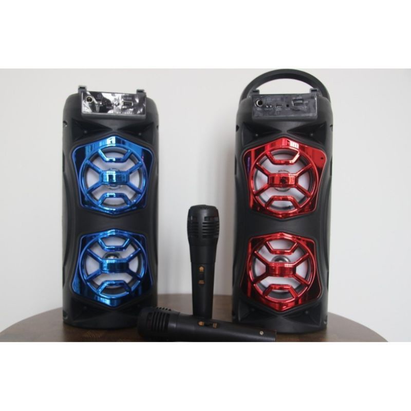 Speaker Bluetooth SX Y2038/Salon Aktif Portable  Super Bass Radio Fm/Speaker Wireless Usb Led