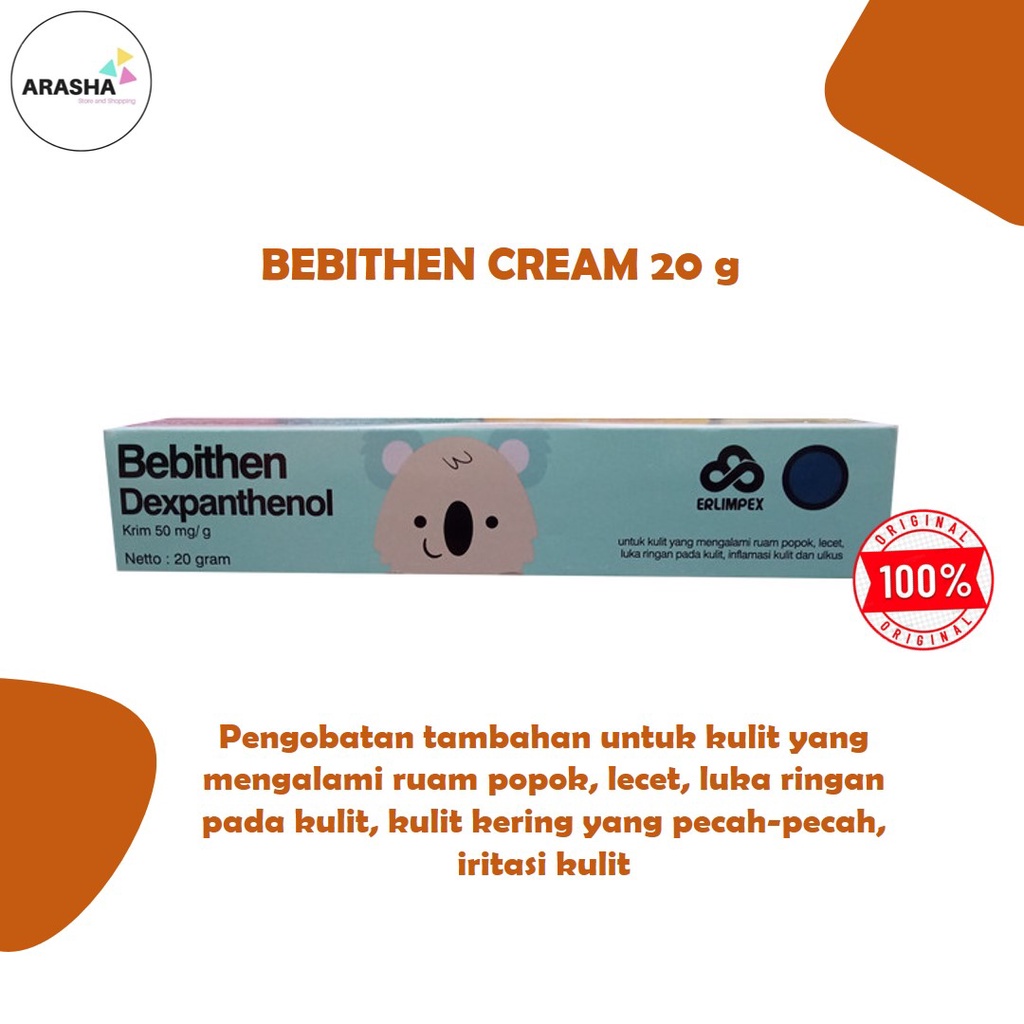 CREAM RUAM POPOK BEBITHEN CREAM 20 GR Mengatasi Ruam Popok, Ruam Kulit, Lecet, Iritasi Kulit