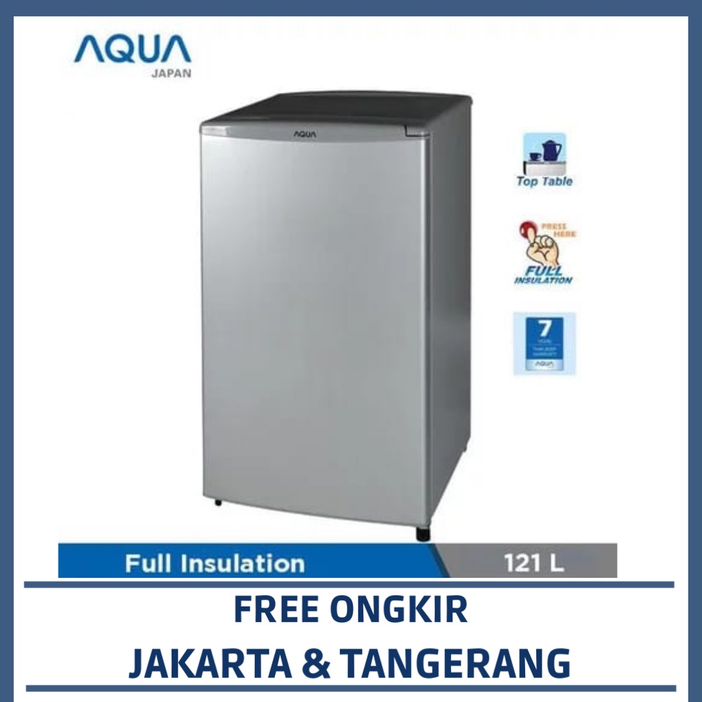 AQUA AQF-S4(S) UPRIGHT FREEZER AQUA 4 RAK - SILVER