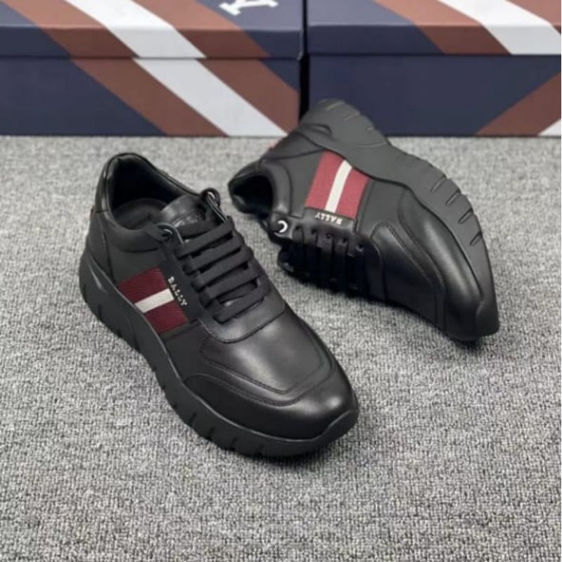 Sepatu sneaker bally Mirror Vip shoes strip