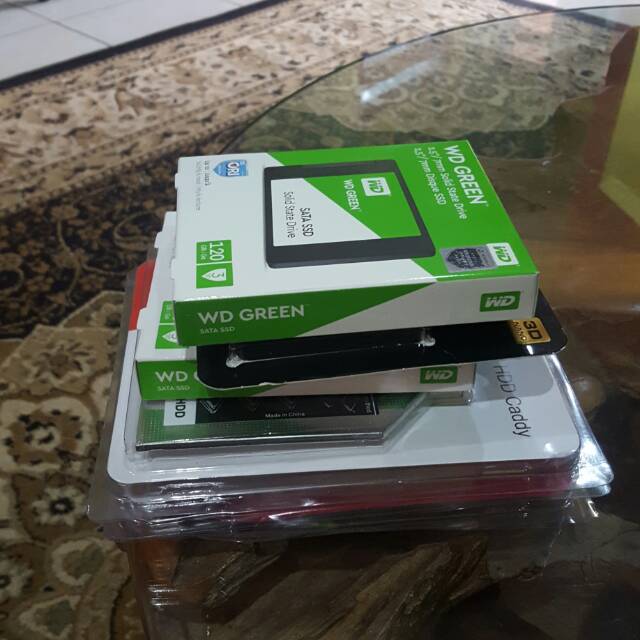 SSD WD Green 120GB + Caddy 9.5mm