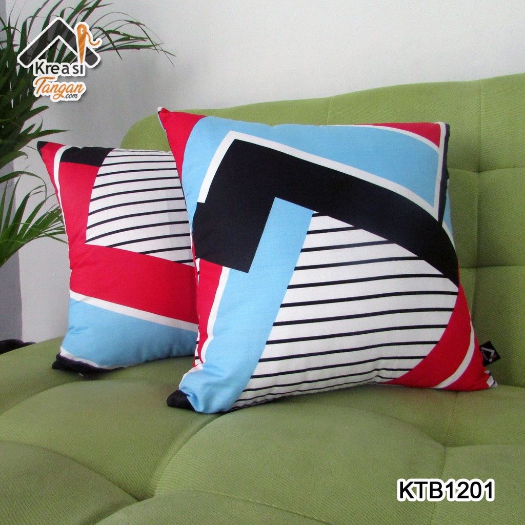 SARUNG BANTAL SOFA Ukuran 30x50, 40x40, 45x45, 50x50, 60x60, 70x70 - KTB1201