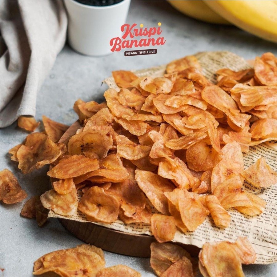 

Snack Keripik Pisang Renyah Krispi Banana Tipis