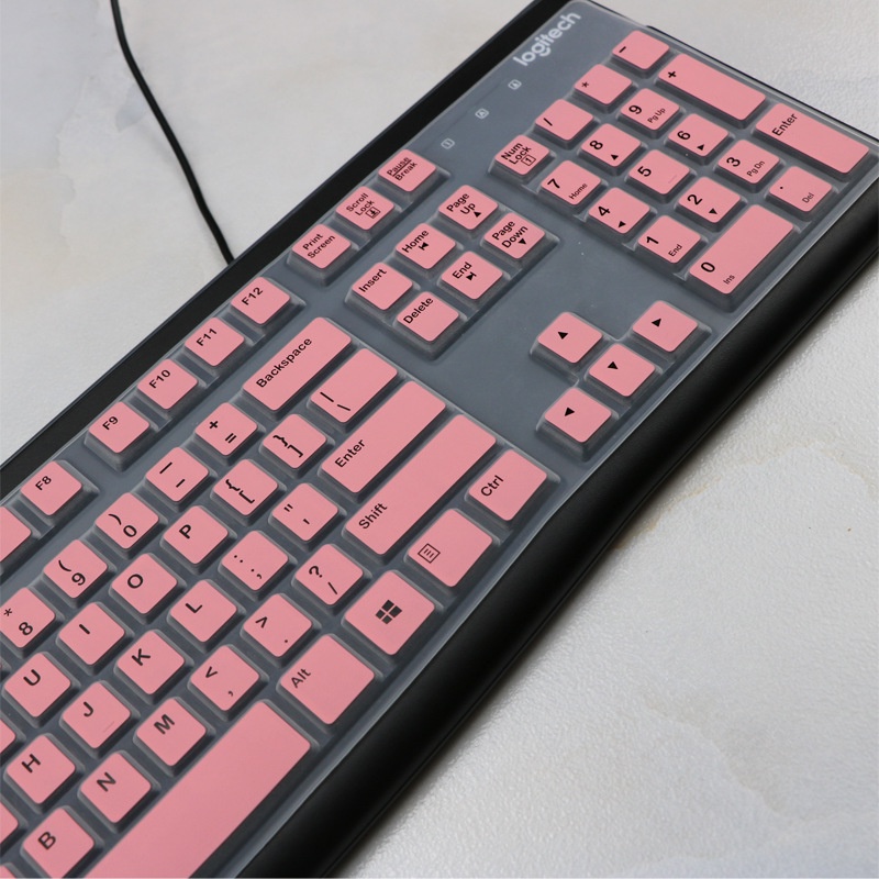 Film Silikon Pelindung Keyboard Logitech Mk120 K120 K120 Ultra Tipis Tahan Air Dan Debu