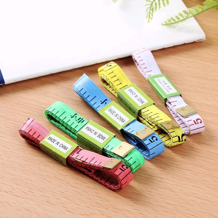 Meteran Baju Warna Warni Tali Meteran serba guna Meteran Baju - Tali Meteran Baju Kecil