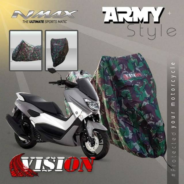 COVER MOTOR ARMY LOOKS + VISION ORIGINAL