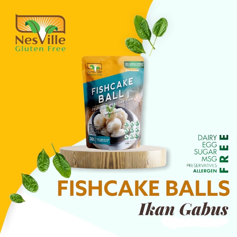 

Nesville Bakso Ikan Gabus Pempek Gluten Free / Sehat Mpasi / Diet Autis
