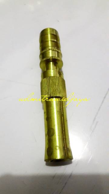 HOSE NOZZLE / SEMPROTAN AIR MODEL LURUS BAHAN KUNINGAN