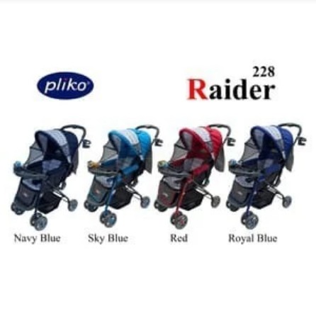 Pliko Raider BS228 Stroller / Kereta Dorong Bayi