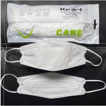 MASKER KOREA KF94 MASKER 4 PLY DENGAN SATU TALI WARNA SOFT