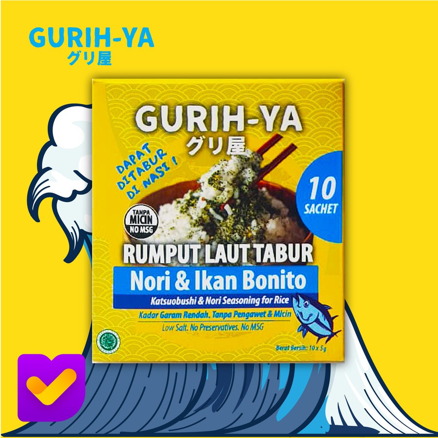 

Gurih-Ya Bonito Seaweed Box 10 Sachet