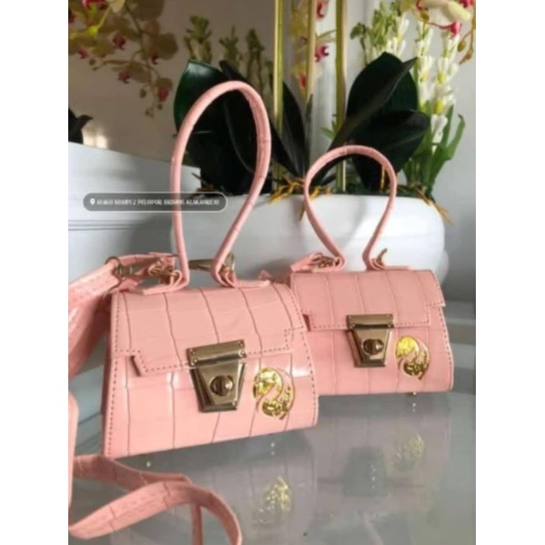 waistbag tas selempang lucu croco ms glow