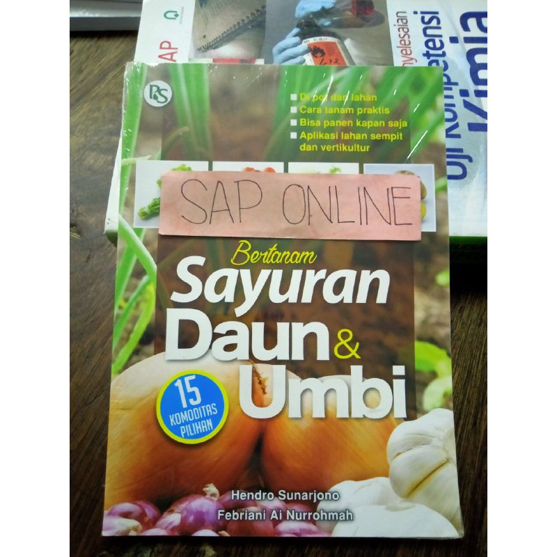 Jual Buku Bertanam Sayuran Daun Dan Umbi Hendro Sunarjono Original Shopee Indonesia