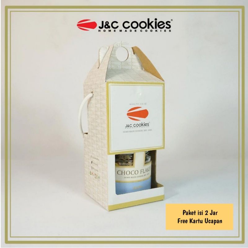 

Paket J&C Cookies 2 Toples Jar + Paper Tray