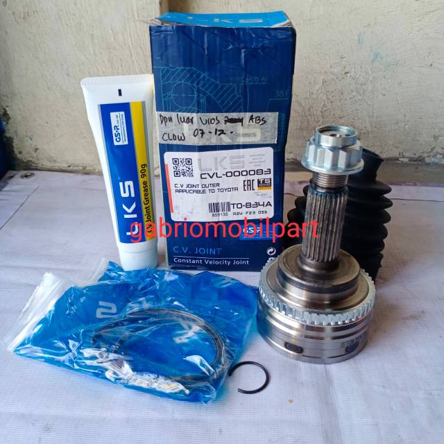 cv joint luar as roda depan as kohel vios lama gen1 Vios old 2003 2004 2005 2006 viosold