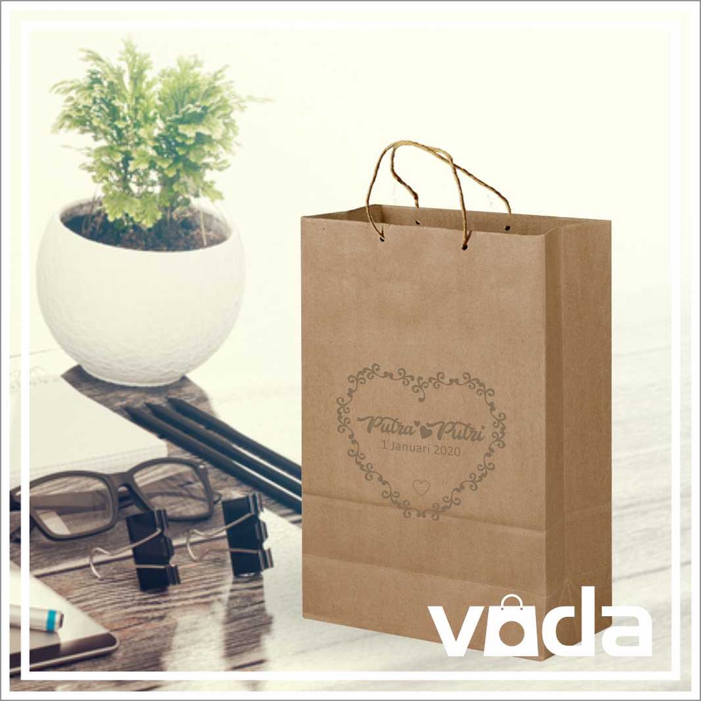 

Paper bag | Tempat Souvenir Sumpit atau Sedotan Custom | 7x3x24 cm