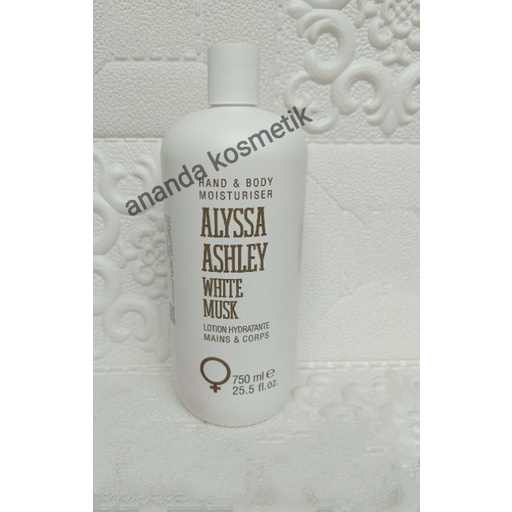 HANDBODY MUSK ALYSSA ASHLEY WHITE MUSK 750ML