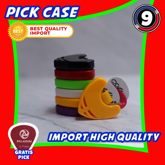 Pick Case Pick holder Tempat Pik Gitar
