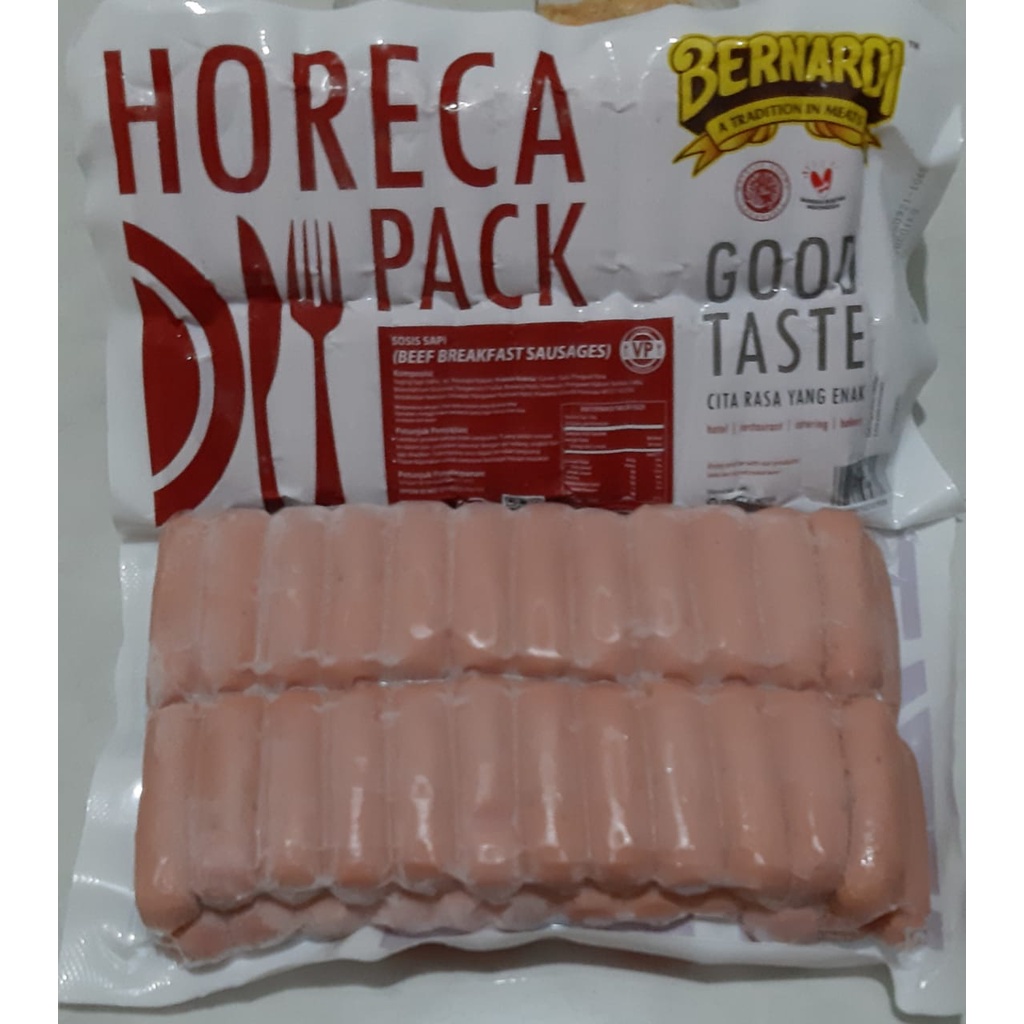 Jual Bernardi Sosis Sapi Horeca Pack 1 Kg Indonesia Shopee Indonesia