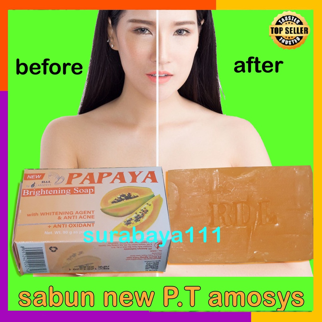 SABUN R&amp;L PAPAYA 90gr / SOAP PAPAYA