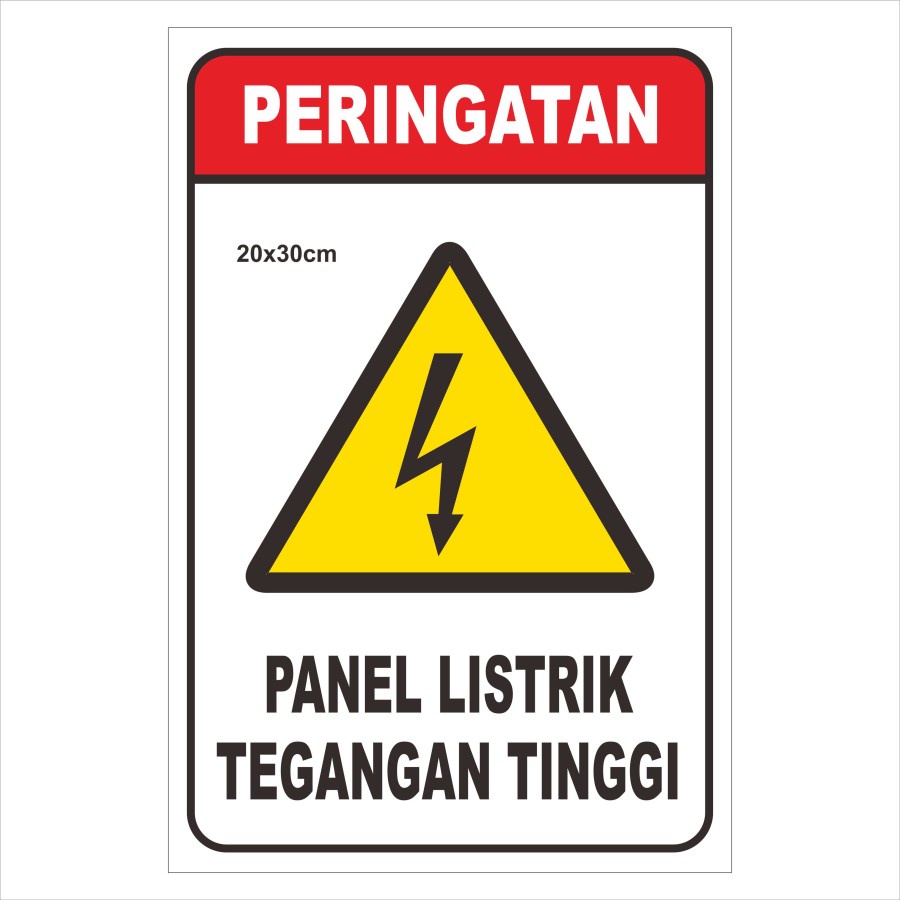 

STIKER PANEL LISTRIK 10X14CM