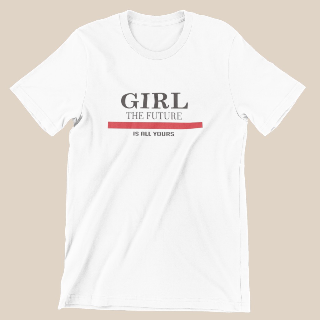 Girl Future / Kaos Feminist / Kaos Cewek / Kaos Cewek Murah / Feminisme / Pakaian Wanita / Kaos Lucu