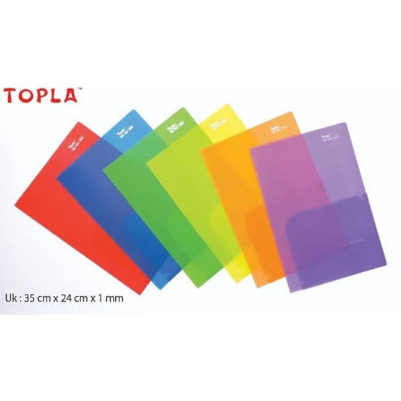 

TOPLA 1060 OFFICE FOLDER MAP PLASTIK 2 SAKU TEBAL
