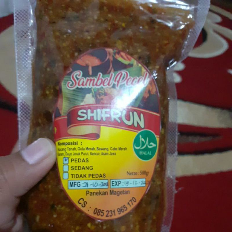 

Sambal Pecel Sangrai"SHIFRUN" 500 gram