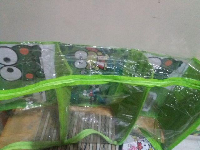 Rak Helm Organizer Zipper Karakter